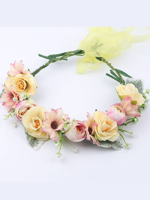 Girls Delicate Flower Halo