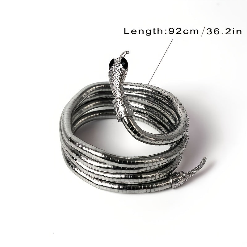 Curious Malleable Long Snake Wrap Collar Halloween