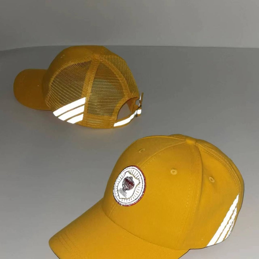 Children's Medium Reflective Strip Safety Small Yellow Hat