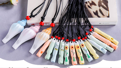 Wholesale Cute Ceramic Whistle Crafts