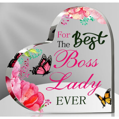 Transparent and Caring Acrylic Ornaments for Mother's