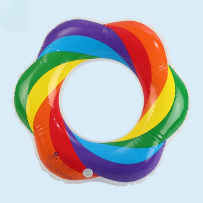 Rainbow Flower Twist Pool Tube
