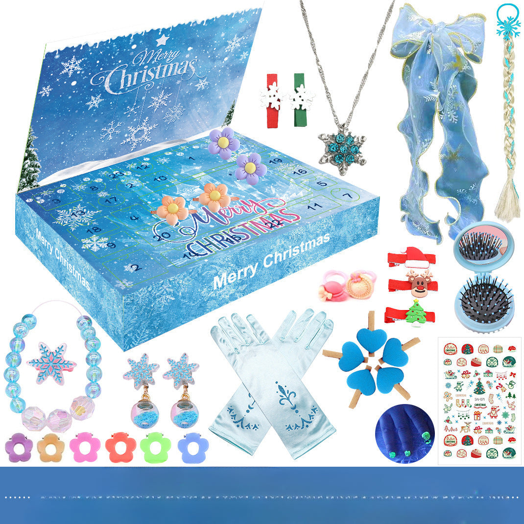 Wholesale 2023 Countdown Christmas Blind Box Plastic Stress Relief Toys