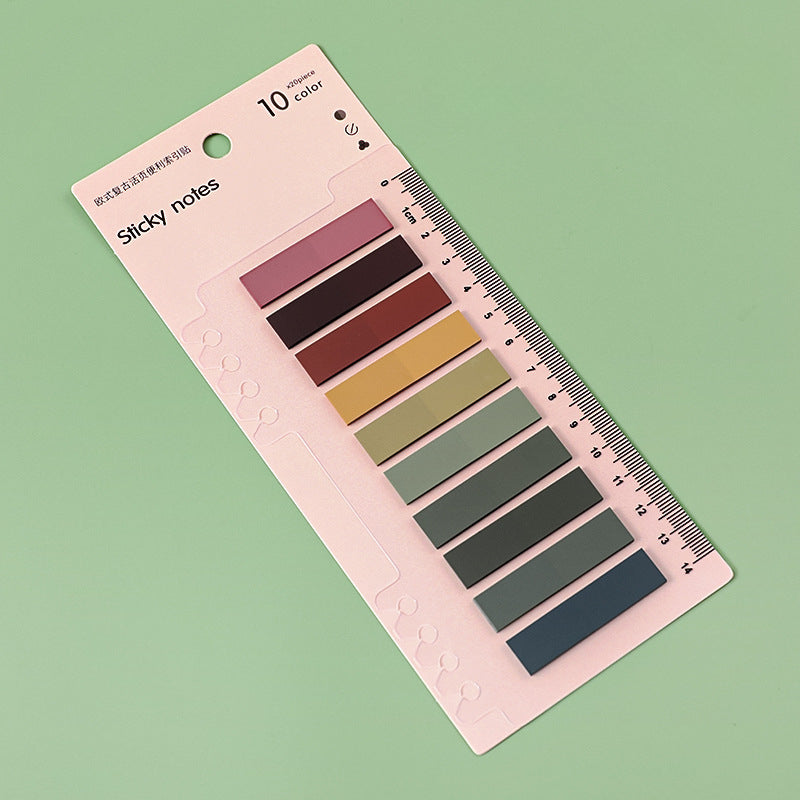 Paper Classification Index Sticker Color PET Fluorescent Sticky