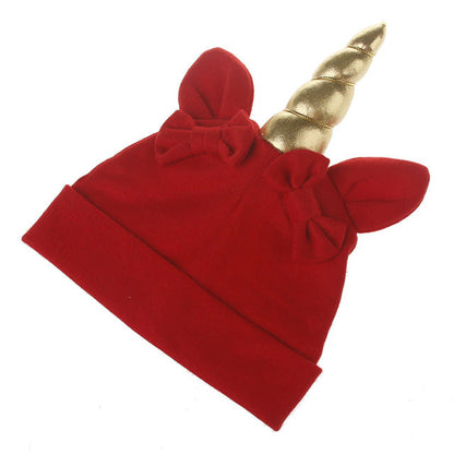 Baby / Toddler Knitted Unicorn Beanie Cap