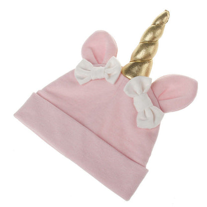 Baby / Toddler Knitted Unicorn Beanie Cap