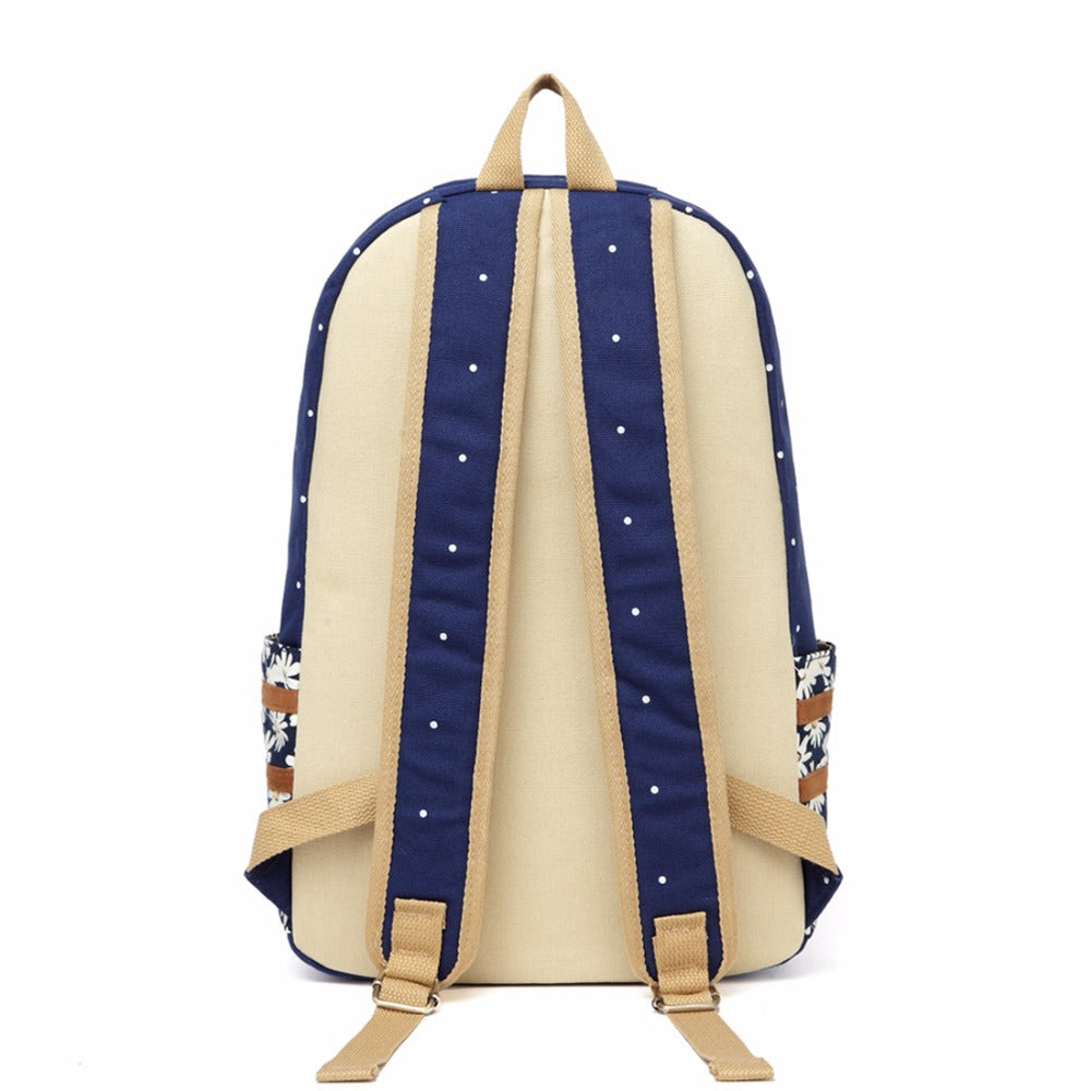 Leaping Unicorn Canvas Backpack