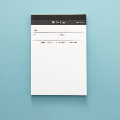 Simple Business Day Planning Paper Sticky Notes