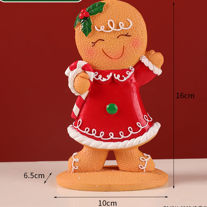 Christmas Gingerbread Resin Ornaments