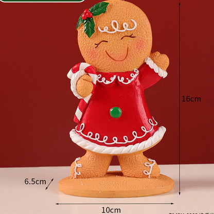 Christmas Gingerbread Resin Ornaments