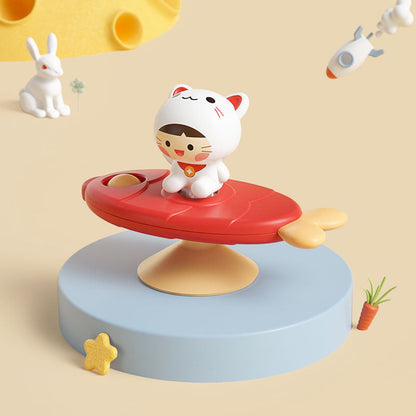 Rotating Puppy Educational Dining Table for Toddlers