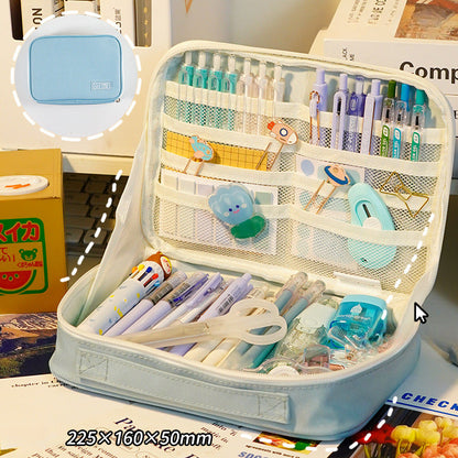 New Capacity Polyester Fiber Pencil Case