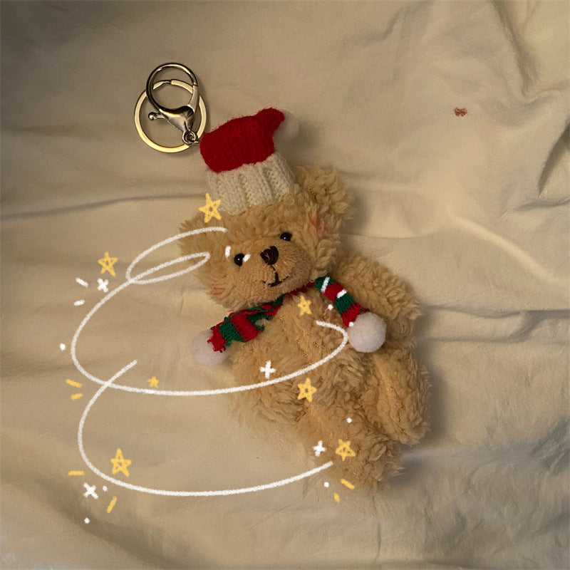 Plush Teddy Bear Keychain