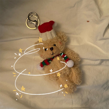 Plush Teddy Bear Keychain