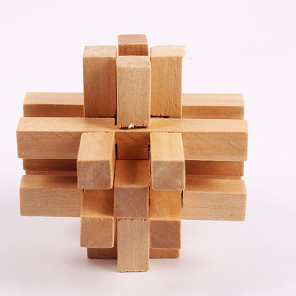 Educational Wood Lock Puzzle Set for Kids