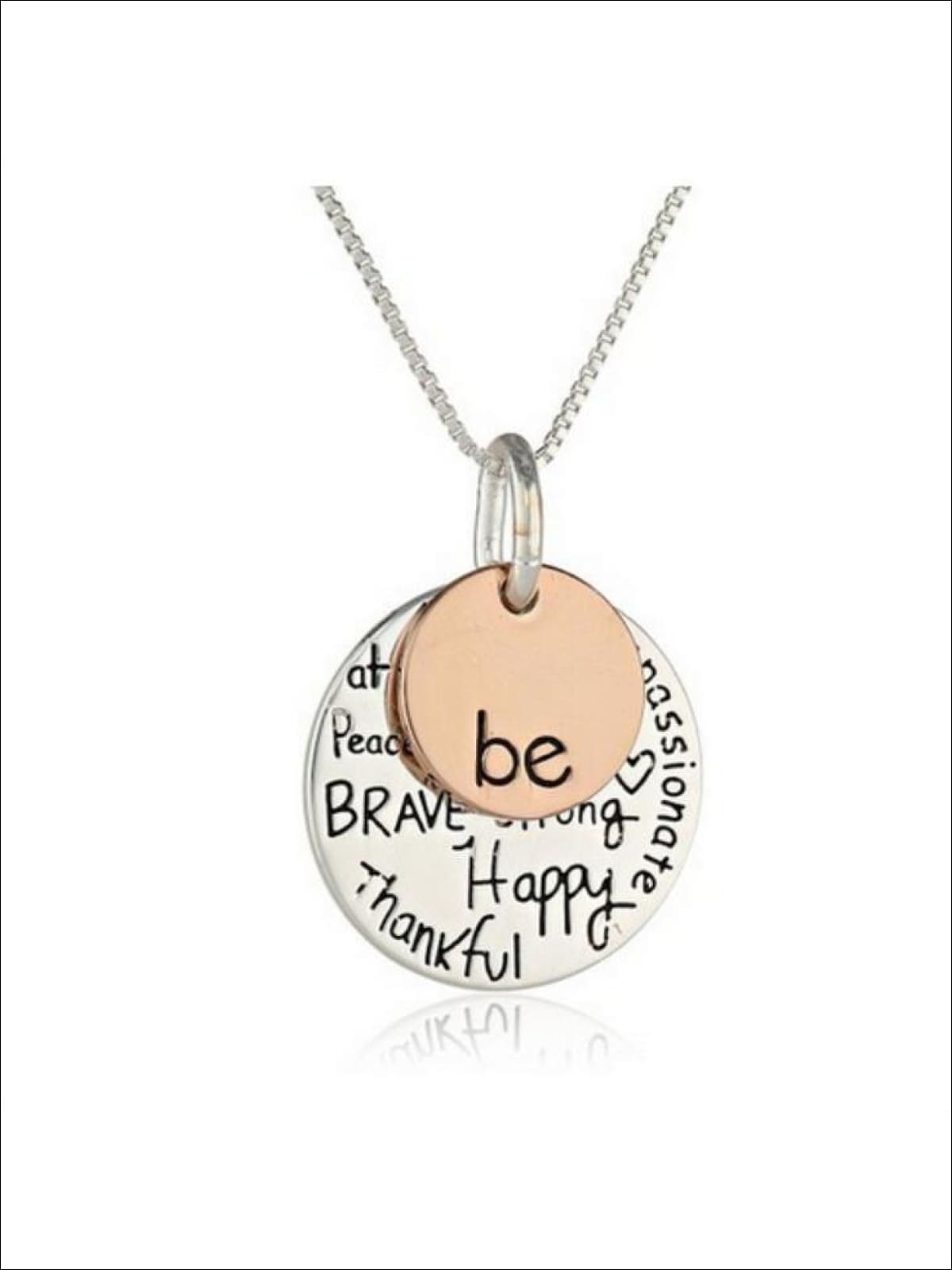 Girls Inspirational Charm Necklace