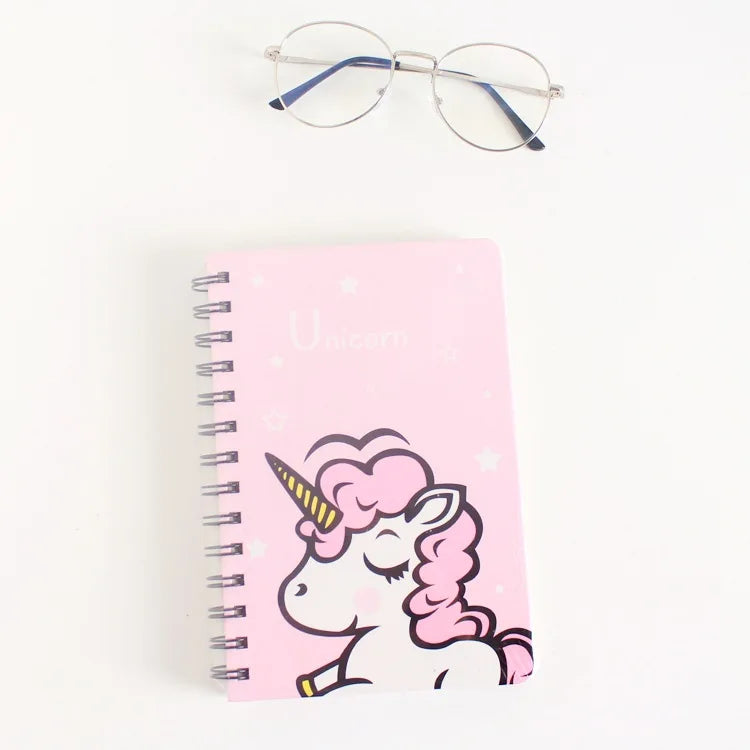 Kawaii Unicorn Ring Notebook