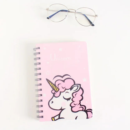 Kawaii Unicorn Ring Notebook