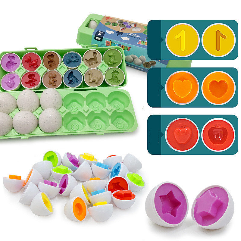 Egg Shape Matching Educational Toy for Kids