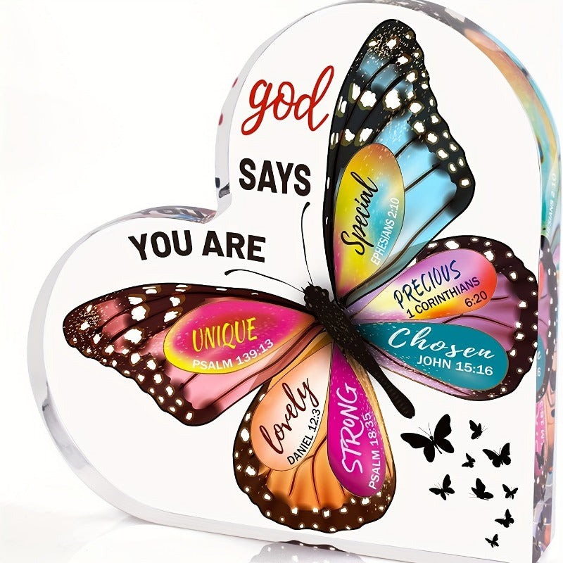 Transparent and Caring Acrylic Ornaments for Mother's