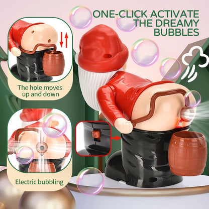 Santa Claus Bubbles Machine