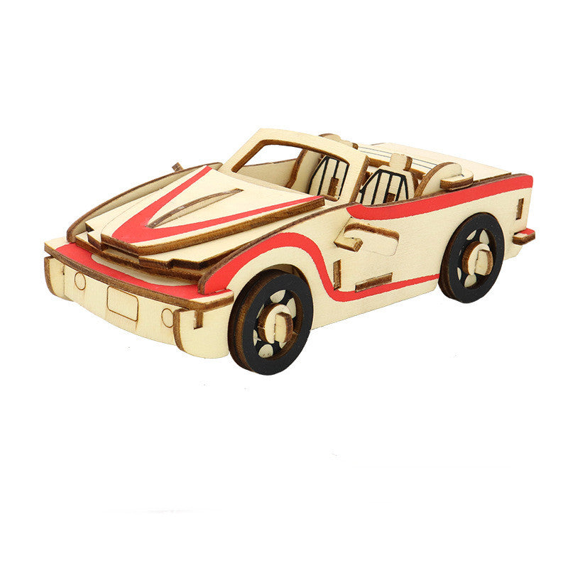 Wooden 3D Puzzle Toys for Kids' Education