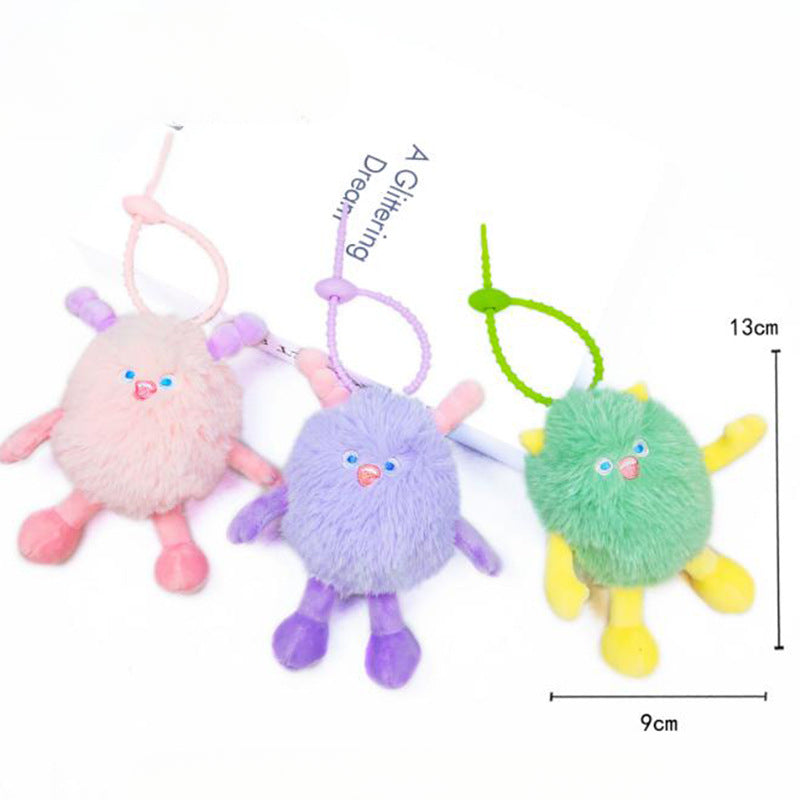 Plush Little Monster Keychains