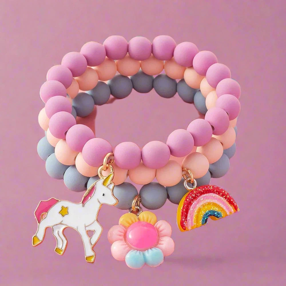 Beaded Unicorn Bracelet Set