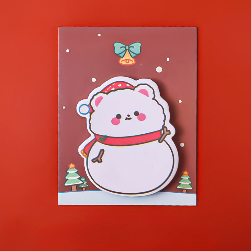 Paper Cartoon Christmas Post-it Notes Message Memo Note