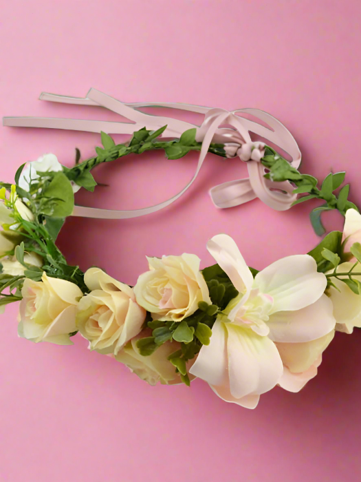 Girls Midsummer Nights Flower Halo