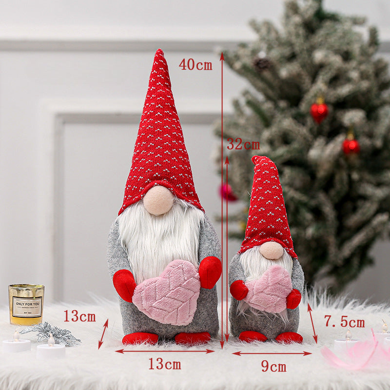 Valentine's Day Love Fabric Figurine Ornaments