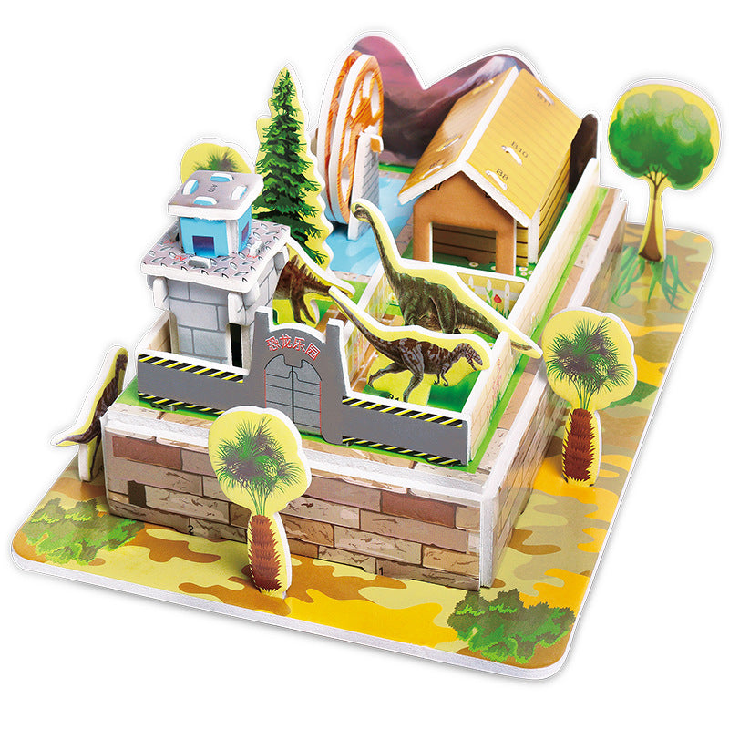 Three-dimensional Paper Puzzle Educational Toys for Kindergarten