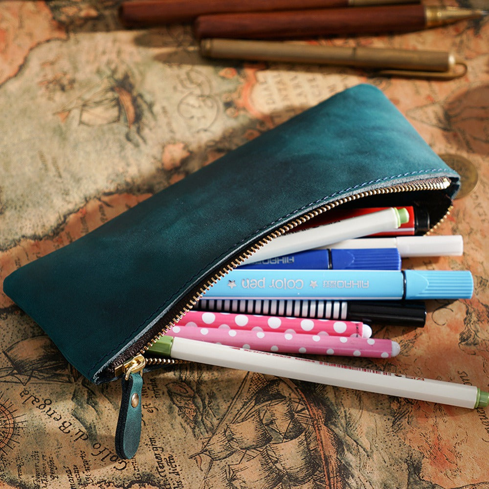 Retro Creative Zipper Pencil Case