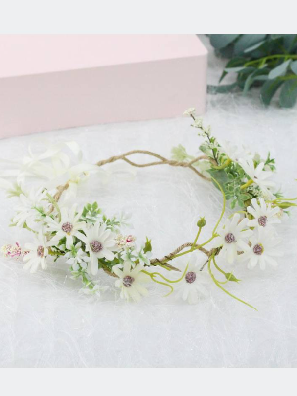 Girls Delicate Midsummer Vibes Flower Halo