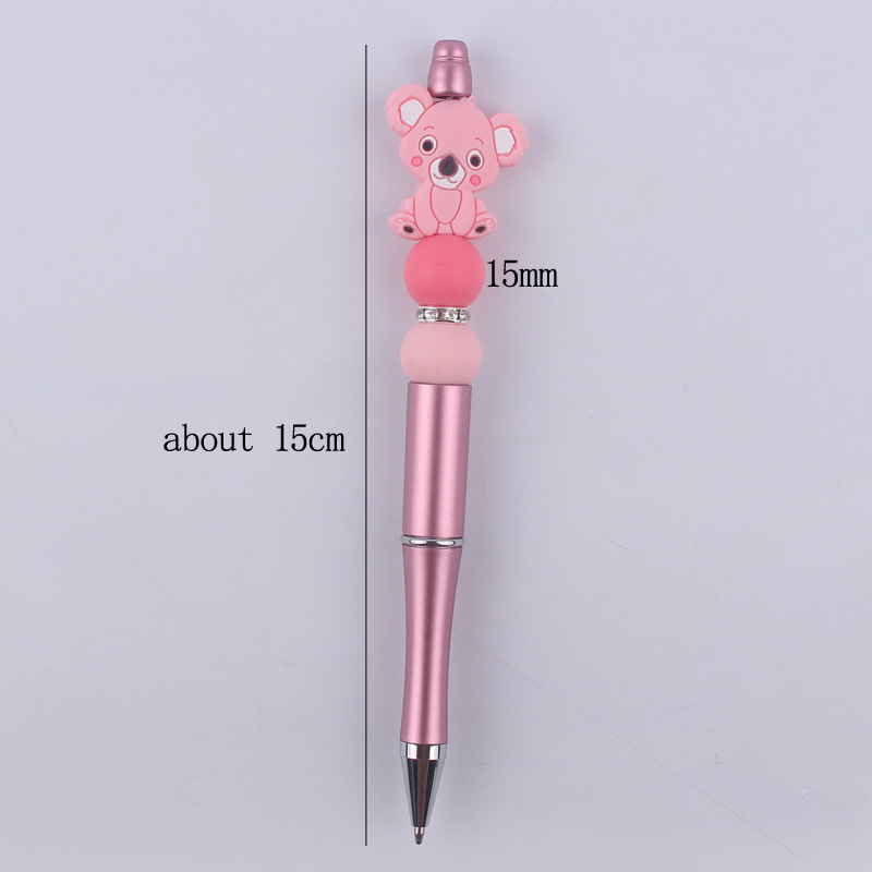 Cartoon Animal Silicone Handmade Beadable Pens