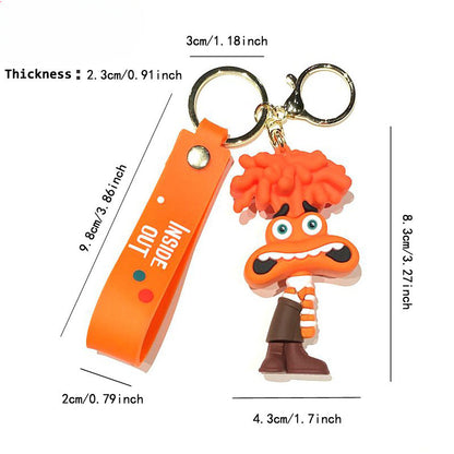 Cartoon Anime Characters PVC Soft Creative Keychain