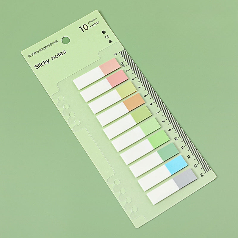 Paper Classification Index Sticker Color PET Fluorescent Sticky