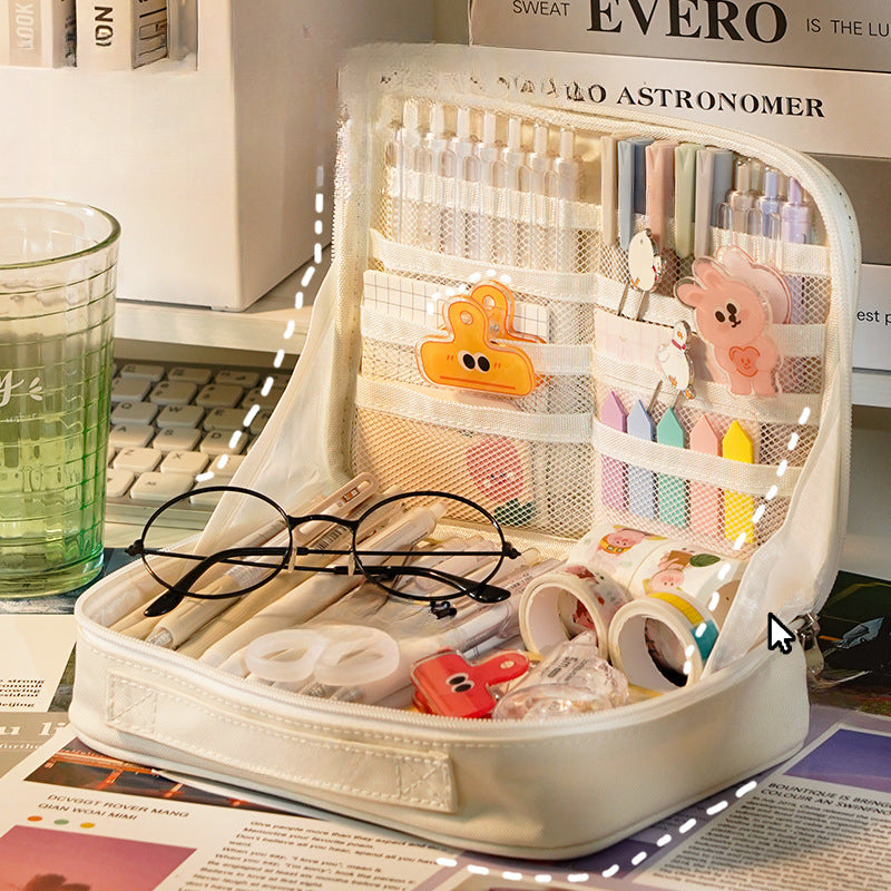 New Capacity Polyester Fiber Pencil Case