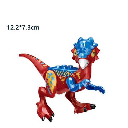 Assembled Jurassic Dinosaur Educational Building Blocks