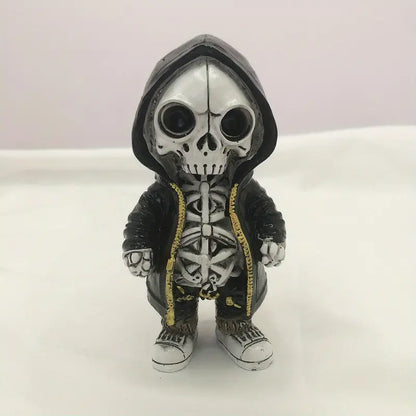 Skeleton Gnome Resin Ornament