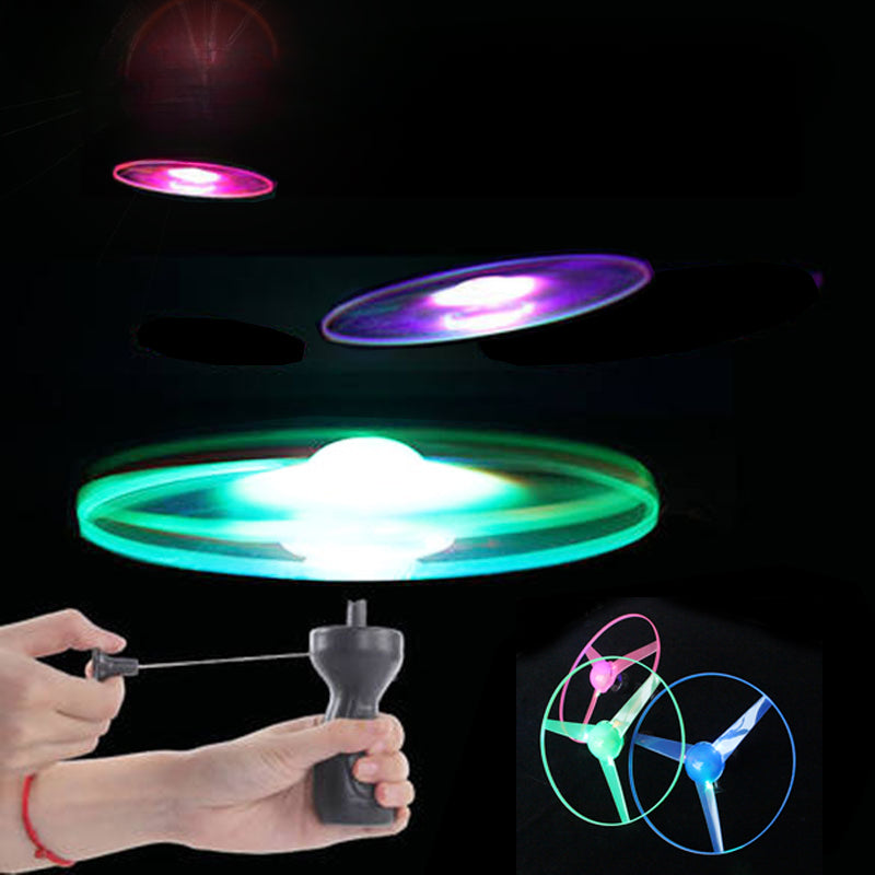 Wholesale 10PCS/PACK Plastic Luminous Bamboo Dragonfly Aircraft