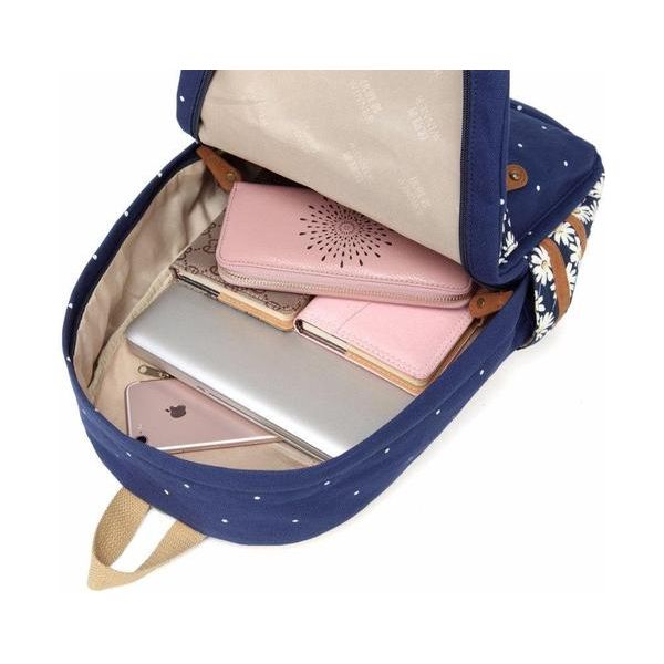 Unicorn Cat Caticorn Canvas Backpack