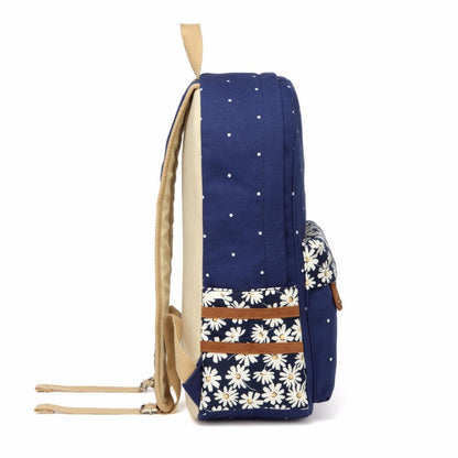 Unicorn Cat Caticorn Canvas Backpack