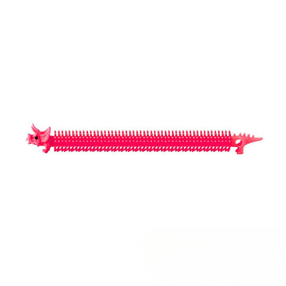 Wholesale Creative TPR Decompression Tension Rope Bracelet Children and Adults Stretch Dinosaur Lala Le Vent Noodles