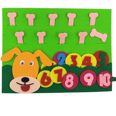 Wholesale Children's Puzzle Figure Cloth TOY