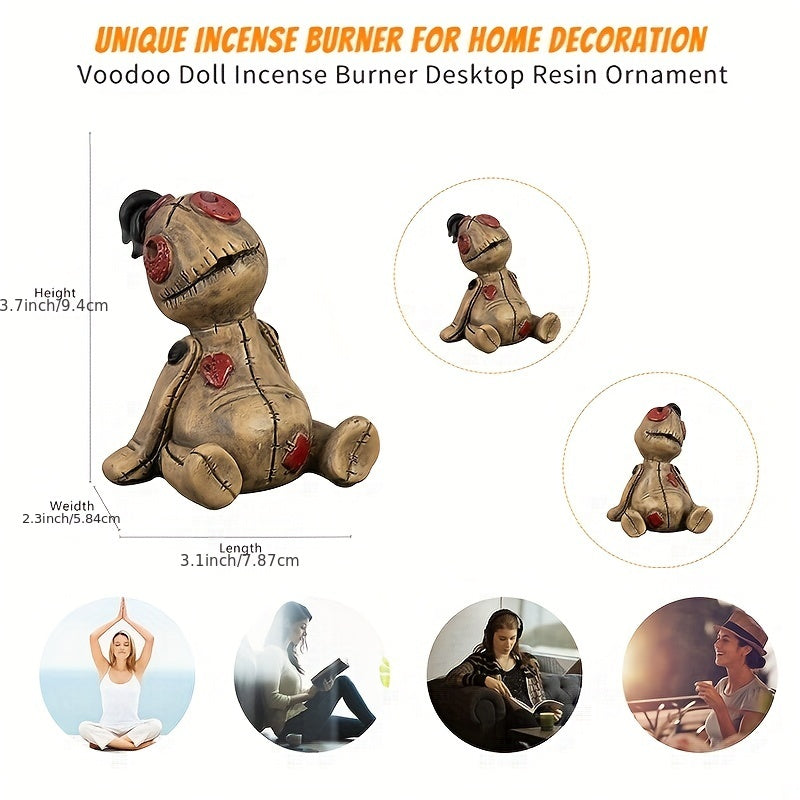 Voodoo Doll Cone/Incense Burner - Heartbreaker Designed