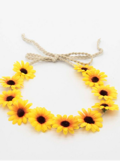 Girls Daisy Flower Halo