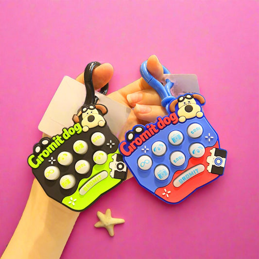 Whack-A-Mole Machine Mini Luminous Unzipping Keychain