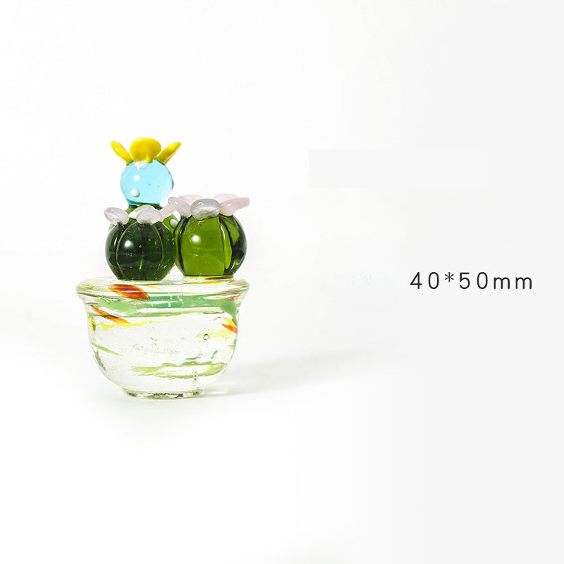 Cactus Potted Glaze Ornaments