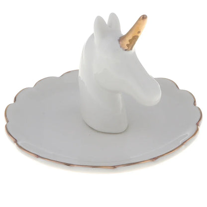 Ceramic Unicorn Ring Holder